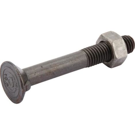 Pflugschraube 2-Nasen M12x85 10.9 + Mutter UNIVERSAL 12851092N