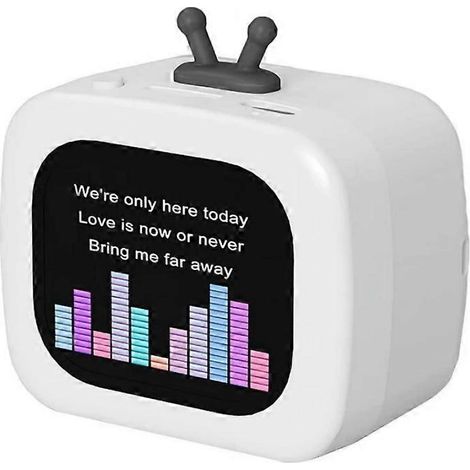 Enceinte Bluetooth portable avec écran tactile, petite enceinte stéréo sans fil intelligente (1/4)