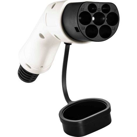 [NEUWERTIG] B-Ware Akyga Ladestecker Stecker Typ 2 EVSE weiß Elektrofahrzeug Anschluss