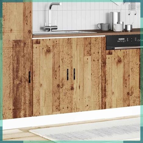 853935 Meuble bas pour évier Porto vieux bois bois ingénierie (1/5)