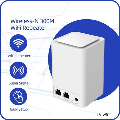300-m-Signalverstärker, Mini-WLAN-Router, WLAN-Repeater, WR11-Routing-Signalverlängerung