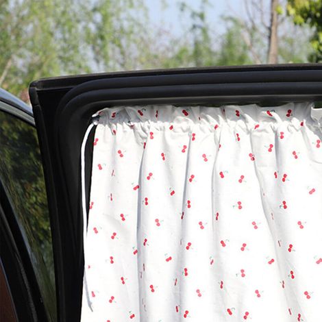 Cache-Coins Fenêtre Voiture Absorption Soleil Design Cartoon Blocage UV Protecteur Isolation Privacy Rideau (1/5)