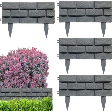 Abgrenzungsset 4er Set DIY Outdoor Deko