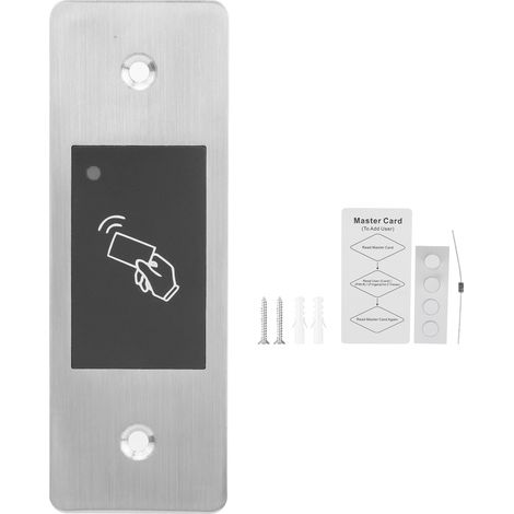 Machine de contrôle d'accès par carte métallique RFID 125 kHz, machine de contrôle d'accès étanche IP66 (1/5)