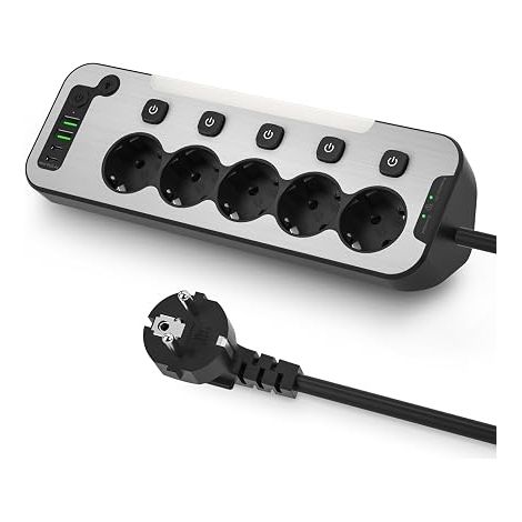 Power Strip, Corner Multiple Socket (1/5)