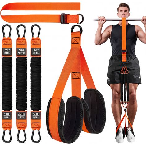 Centra Pull Up Assistance Band Heavy Duty Adjustable Gym Strength Training Set (1/5)