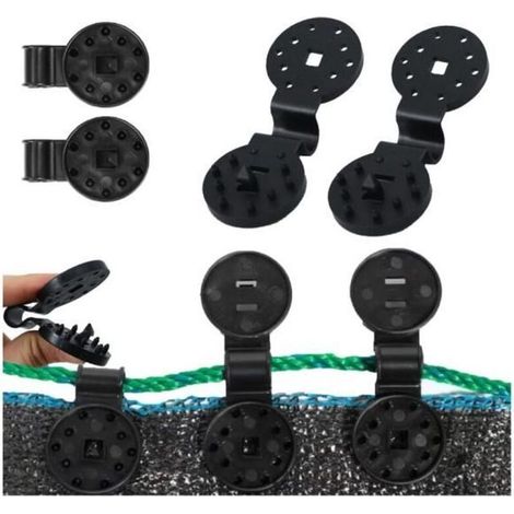 Clips en plastique - Non spécifié - 50 pièces - Résistants aux UV - Faciles à installer - Réutilisables (1/4)