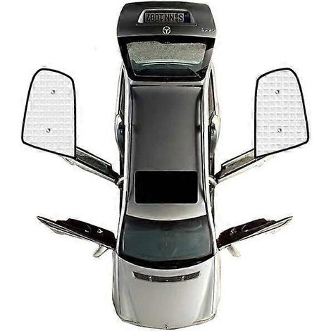 Accessoires pour Peugeot 207 Berline (2006-2014) : housse de voiture, pare-soleil, protection solaire pour vitres et pare-brise, parasol, visière de voiture (modèles 2011 et 2012 - vitres arrière). (1/5)