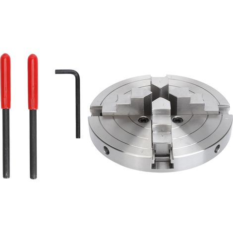 Mandrin de tour 6 pouces 4 mors auto-centreur 1INx8TPI acier allié ensemble accessoire kit serrage