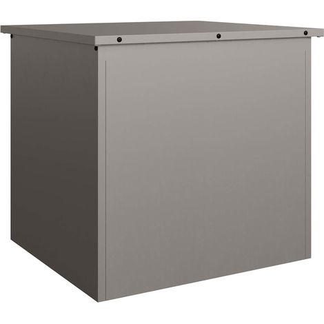 Boîte de Rangement Extérieure Rouillé 55 x 50,5 x 50 cm Acier CFW832890 (1/5)