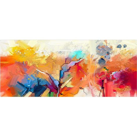 Decorazione artistica da parete con stampa su tela Painting Multicolore (1/4)