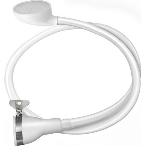 Pulvérisateur de robinet portable pour animal domestique - Tuyau de pulvérisation en caoutchouc pour bain de bébé, animaux domestiques, lavage des cheveux, rinçage (1/5)
