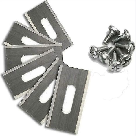 30 Stück Husqvarna Rasenmähermesser mit doppelt scharfen Edelstahlklingen 36,5 x 18,5 x 0,65 mm, Versailles (LGL) (1/4)