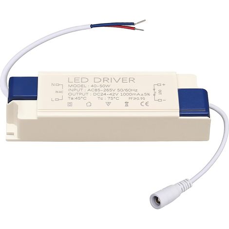 Transformateur LED Driver 40-50W Courant Constant 1000mA Input AC85-265V (1/5)