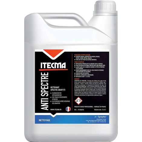 Nettoyant spectre graffitis ANTI-SPECTRE bidon 5 litres - ITW SPRAYTEC ITECMA
