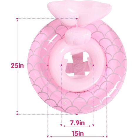 Bouée bébé gonflable avec siège, (1/5)