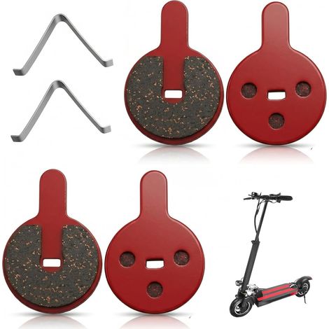 Plaquette De Frein pour G2, 4 pièces Plaquette De Frein Trottinette Electrique, Plaquette Frein Trottinette Electrique, Frein Trottinette Electrique, Matériau en résine semi-métallique. (1/5)