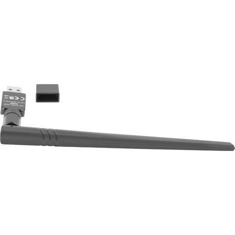 ADAPTADOR RED LANBERG USB WIFI 300 MB/S CON ANTENA (1/2)
