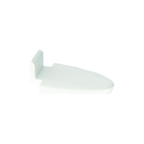 Topes de soporte de estantería crema simple 8 piezas - Vynex
