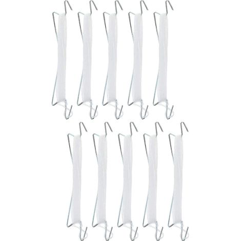 Lot de 10 pinces de support pour plants de tomates, concombres et cerises en serre, résistantes à la pression (1/5)