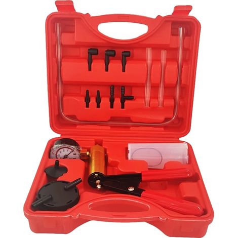 Kit pompa a vuoto, sostituzione liquido freni, test veicolo multiuso, 14 pezzi (1/2)