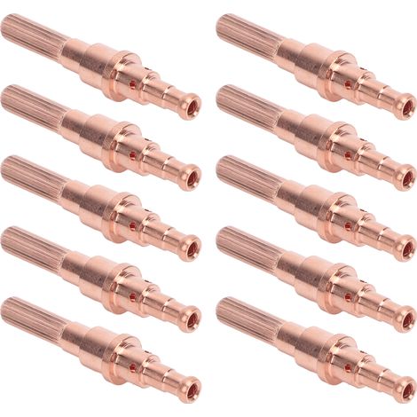 10 pièces électrodes plasma 9-8215 en laiton, rechange pour torche de découpe Thermal Dynamics SL60 SL100 (1/5)