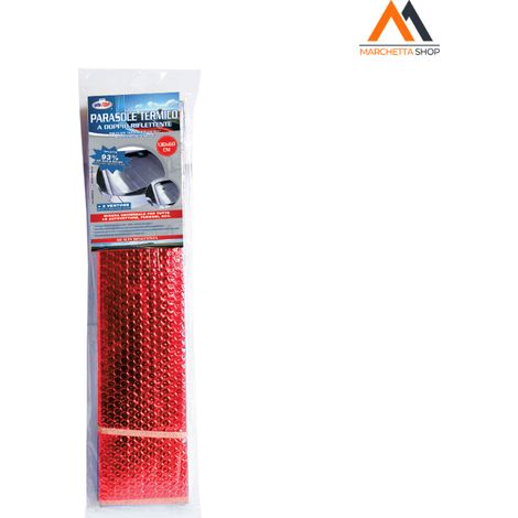 PARASOLE ROSSO 130x60 CM DOPPIA RIFLETTENZA