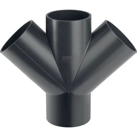 Geberit PE Derivazione a 45° doppia, 367.235.16.1