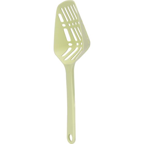 Pelle À Litière Pour Chat - Plastique PP Durable - Design Triangulaire Profond - Crochet De Rangement - Vert (1/5)