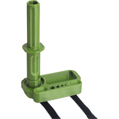 Plateau à outils de vélo avec silicone antidérapant amovible multi-compartiments de rangement pour vélo de route, VTT, gravier, porte-clé ergonomique A-vert (1/5)