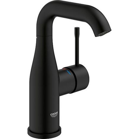 Grohe – Mitigeur de lavabo monocommande 24176KF1 – Finition noir mat – Débit 5 l/min – Installation rapide – Bec mobile avec mousseur (1/6)