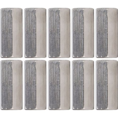 Écrous d'accouplement hexagonaux en acier inoxydable 304, 10 pièces, écrou de connexion pour boulons, goujons, vis (1/5)