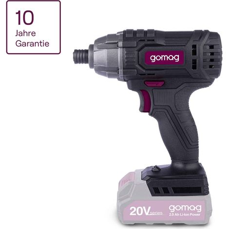 Gomag Akku-Schlagschrauber GO-SCS180 20V 180Nm Drehmoment Schlagzahl 3600bpm (1/5)