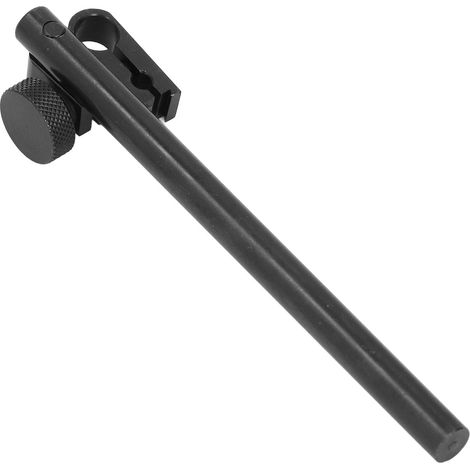 Barre de support pour comparateur à cadran avec pince à queue d'aronde pivotante, trou de 6 mm ou 8 mm, longueur 120 mm, en alliage d'aluminium, pour jauge de hauteur. (1/5)