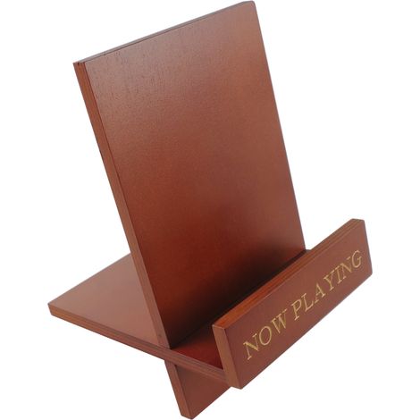 Vinyl-Schallplattenhalter im Retro-Stil, Aufbewahrungsregal aus Holz für Vinyl-Alben, Zeitschriften, Bücher, CDs und mehr – ideal für Zuhause, Büro, Wartezimmer und Lounges. (1/4)