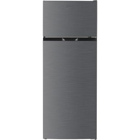 Frigorífico combinado de acero inoxidable de 55 cm y 206 L - I55T0412X - Indesit -