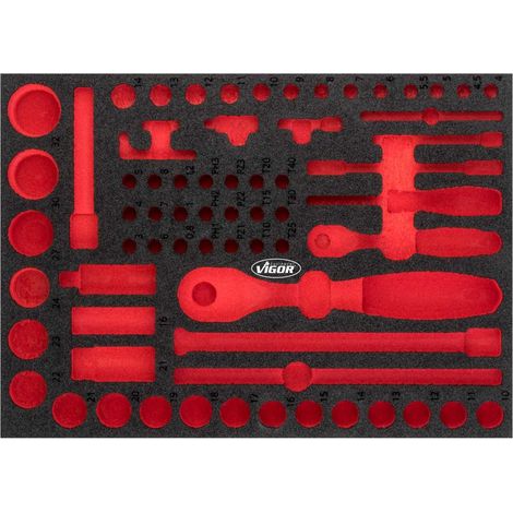 VIGOR Weichschaum-Einlage, leer V5103-L (1/2)