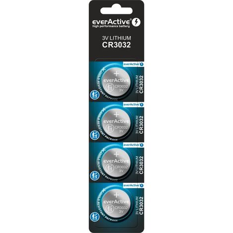 Mini pile au lithium everActive CR3032 - blister de 4 pièces. (1/2)