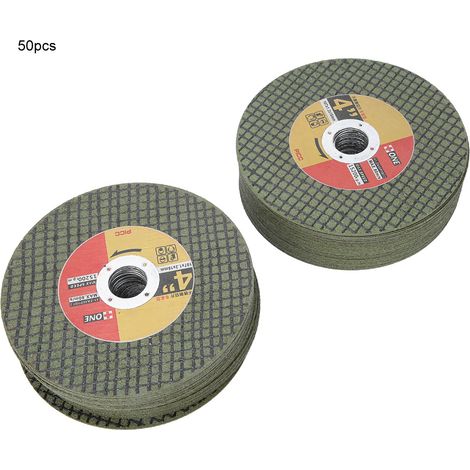 Disque De Coupe - Oxyde D'aluminium Fritté Brun - 107 mm x 1,2 mm - Pour Acier Inoxydable Et Acier - Lot De 50 (1/5)