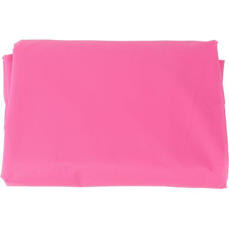 Imperméable Capuche Adultes Veste de Pluie Portable avec Manches Coupe-Vent Extérieur Rouge Rose (1/5)