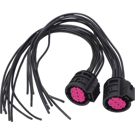 ZDETGU 2 Stück Pigle Scheinwerferstecker 68285243AA Hochwertiger Kabelrahmen für Scheinwerferstecker. (1/5)