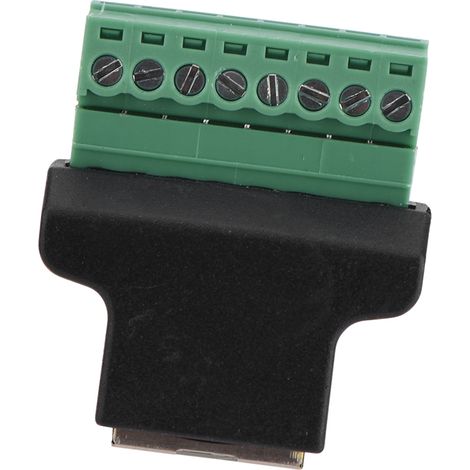 Connecteur DVR Ethernet RJ45 Femelle vers Bornier à Vis 8 Broches (1/5)