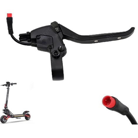 palanca de freno, aleación de aluminio, ergonómica, conector impermeable, para Kukirin G2 Pro G2 Max (1/5)