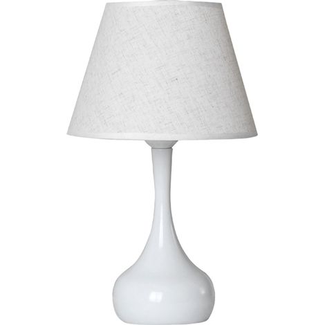 Lampe de chevet moderne LED 3W à lumière chaude, intensité variable, interface USB, blanche, idéale pour le salon et la chambre. (1/5)