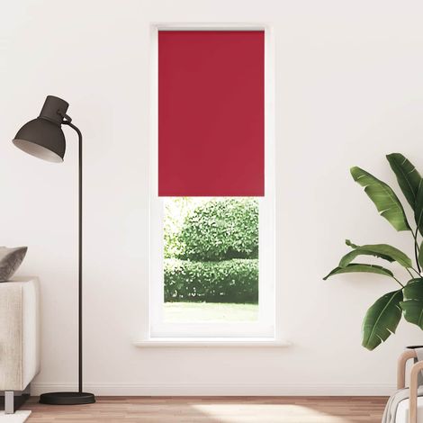 Verdunkelungsrollo Rot 85x230 cm Stoffbreite 80,7 cm Polyester