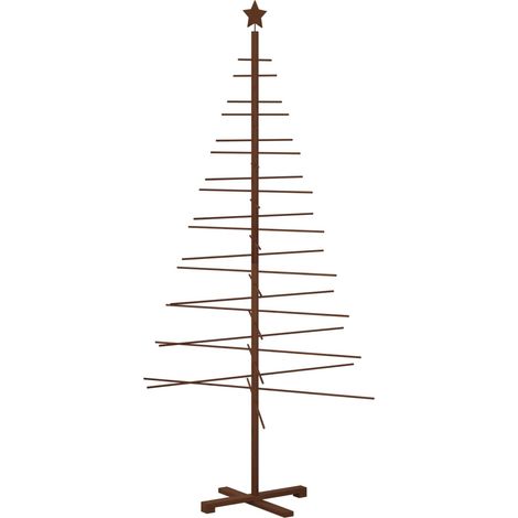 Árbol de Navidad de madera 210 cm Bambú y madera de pino maciza vidaXL (1/5)