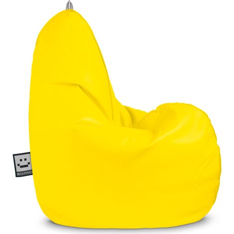 Puff Pera Relax Polipiel Amarillo Infantil Amarillo