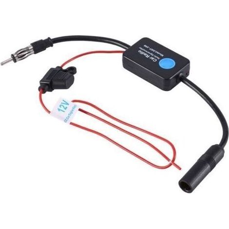 pair Cuque 12V Amplificateur de Signal d\\'Antenne Radio Adaptateur 12V Voiture Automobile FM AM Adaptateur-XIO (1/4)