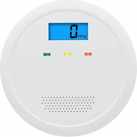 Alarme de monoxyde de carbone Détecteur de corps d'affichage de concentration de gaz cellulaire indépendant (1/5)