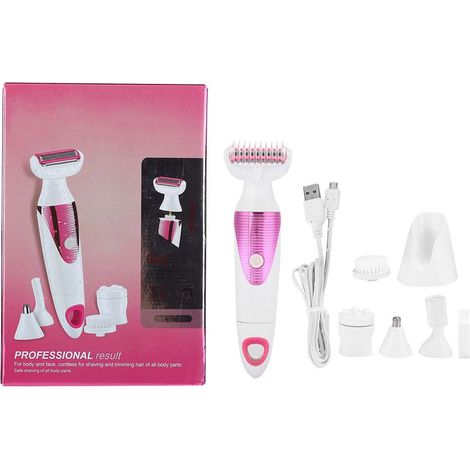 Appareil d'Épilation USB Rechargeable Étanche pour Sourcils et Nez (1/5)